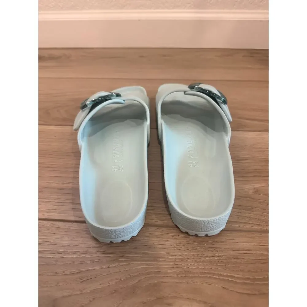 Birkenstock Madrid Big Buckle Surf Green EVA Sandals Sz 41 Women's 10-10.5 - Picture 4 of 9